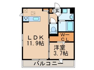 アンクール志免中央の物件間取画像